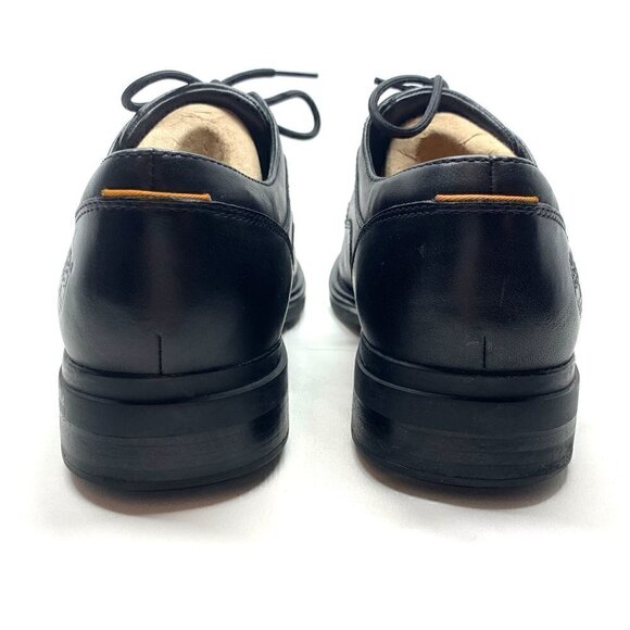 Timberland Men\'s Oxford Lace Up Shoes Black Leather size 9W